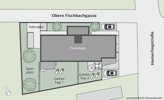 Lageübersicht Grafik der Wohnung