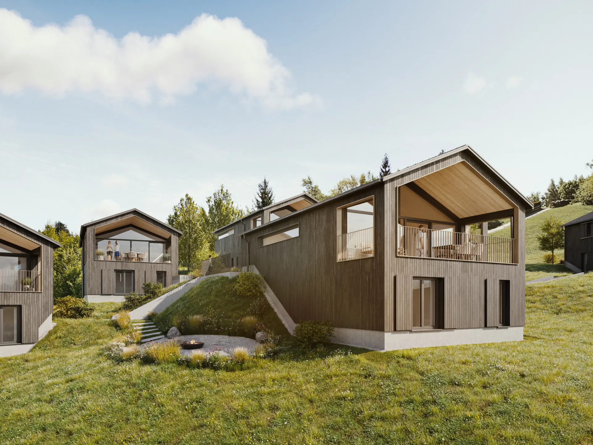 SEEnsucht BERGchalet in Hanglage mit Holzfassade