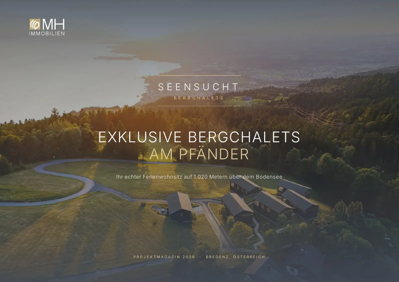 Cover des Projektmagazins SEEnsucht BERGchalets