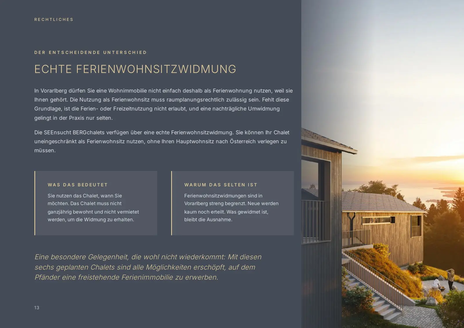 Innenseite des Magazins zur echten Ferienwohnsitzwidmung